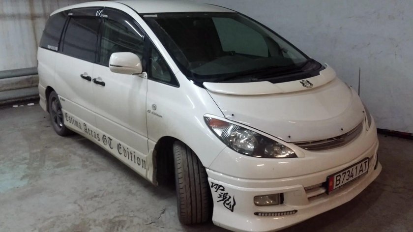 Тойота эстима 2002 белая