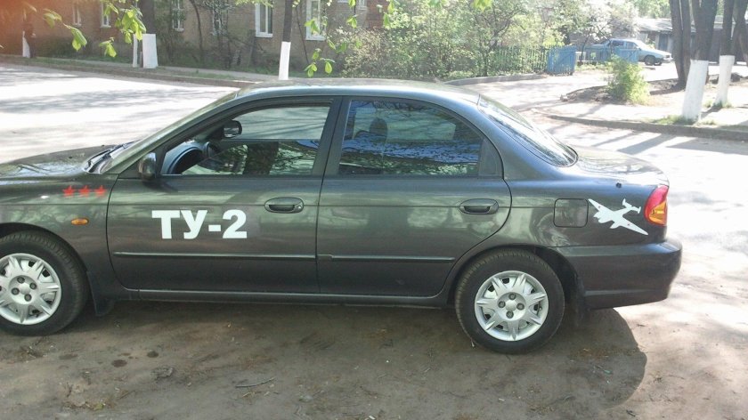 Kia Spectra серое олово