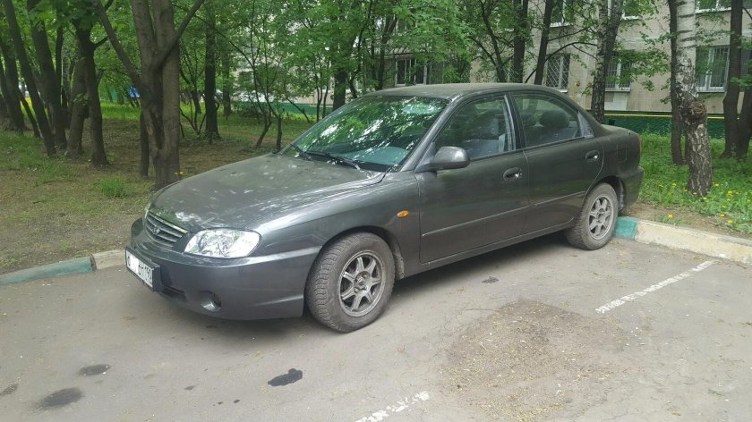 Kia Spectra серое олово