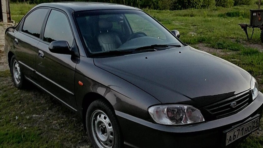 Kia Spectra серое олово