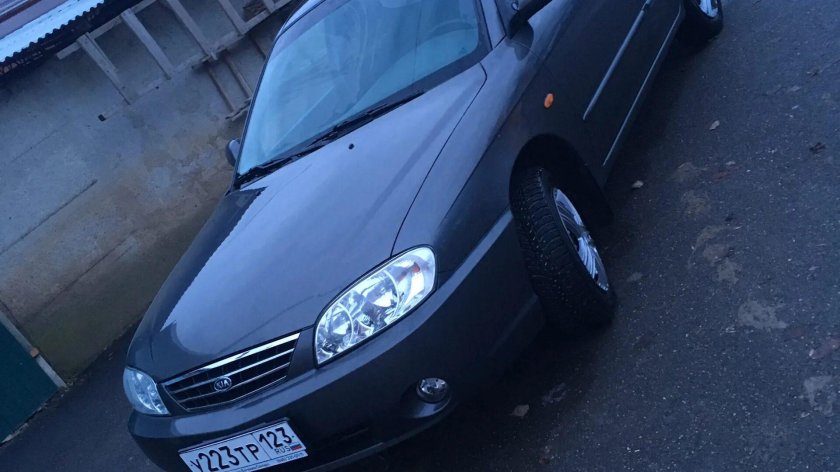 Киа спектра серое олово