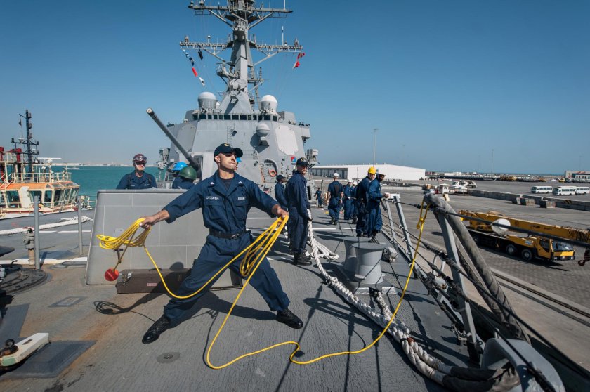 Швартовка корабля