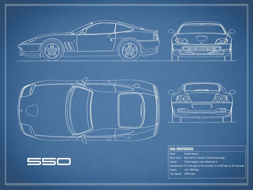 Тойота Супра Blueprint