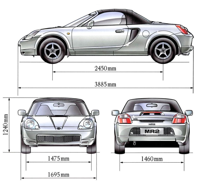 Тойота мр2 колесная база