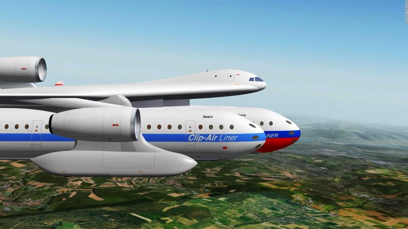 Трехэтажный самолет