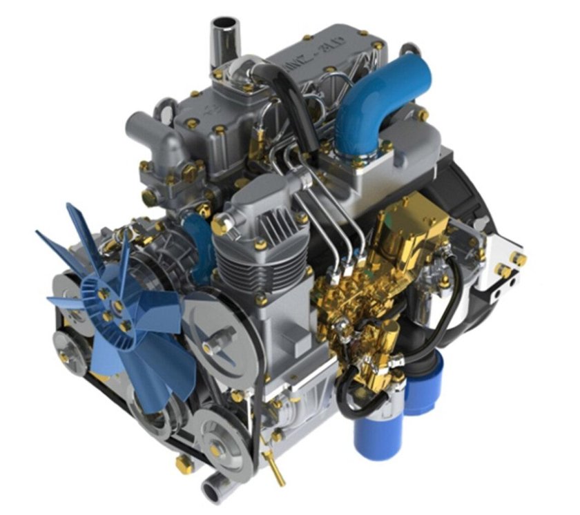 Двигатель ммз