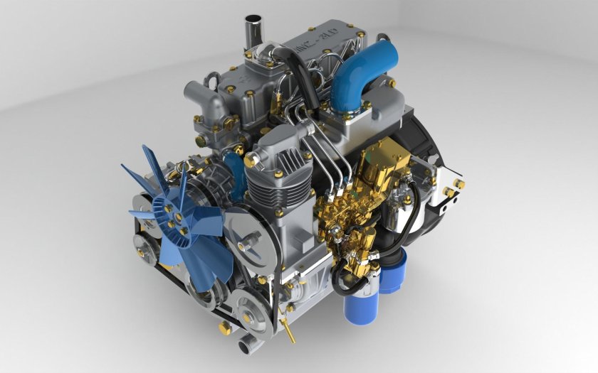 Двигатель ММЗ-3ld