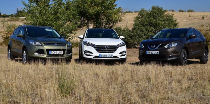 Ford Kuga vs Nissan Qashqai