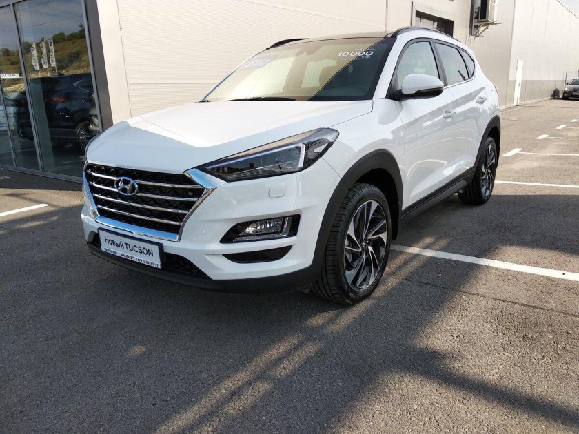 Hyundai Tucson 2019 белый