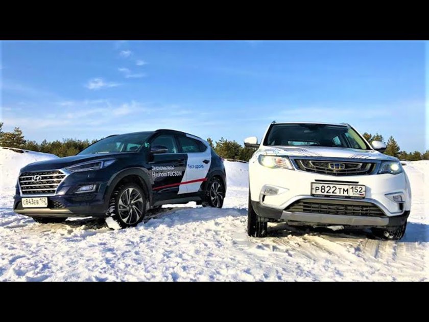 Geely Atlas на бездорожье