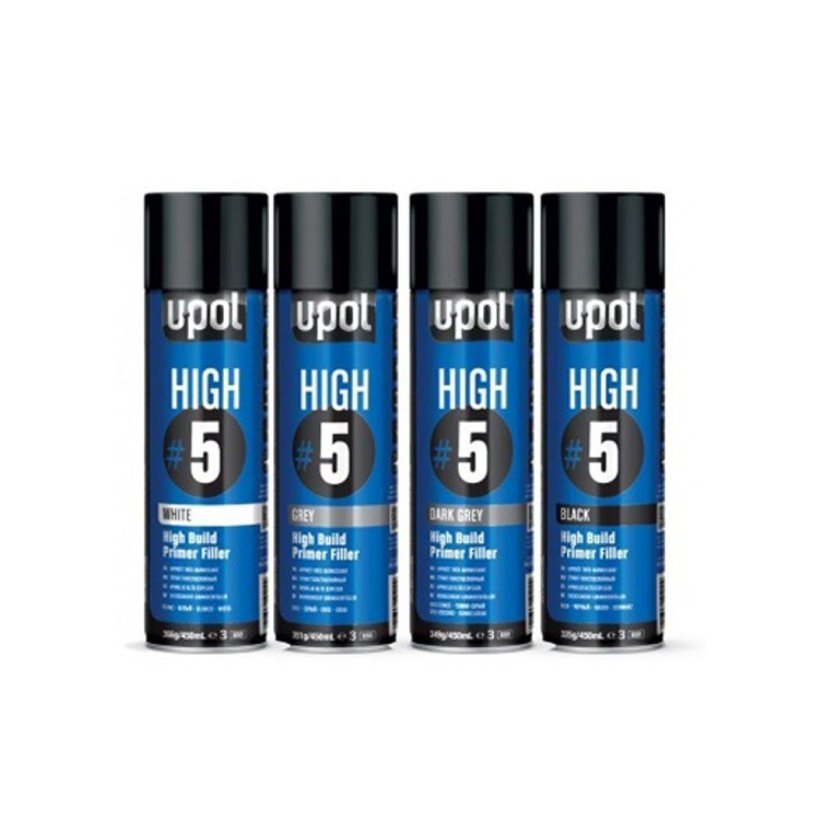 U-Pol Highg/5 грунт толстослойный серый (450мл)