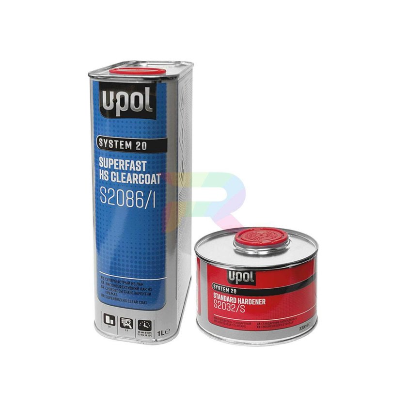 U-Pol s2081/1 лак HS (1л) + отв.s2032 (0.5л)