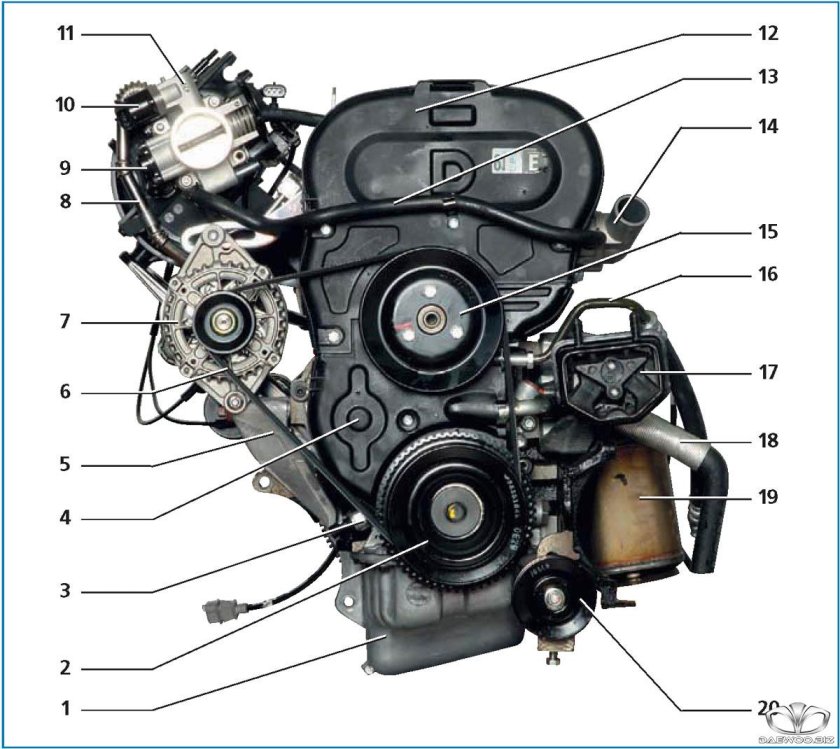 Двигатель f16d3 Нексия