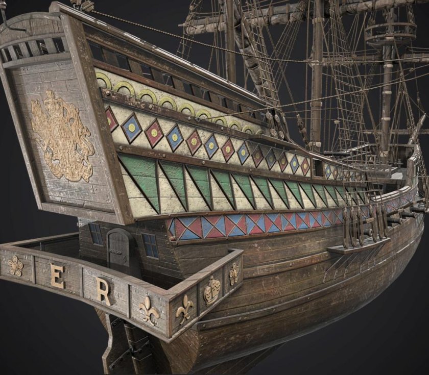 Золотая Лань корабль Дрейка