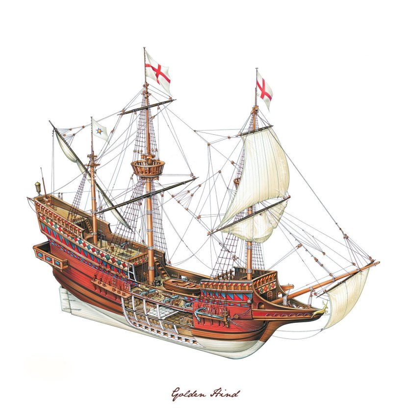 Золотая Лань корабль Дрейка