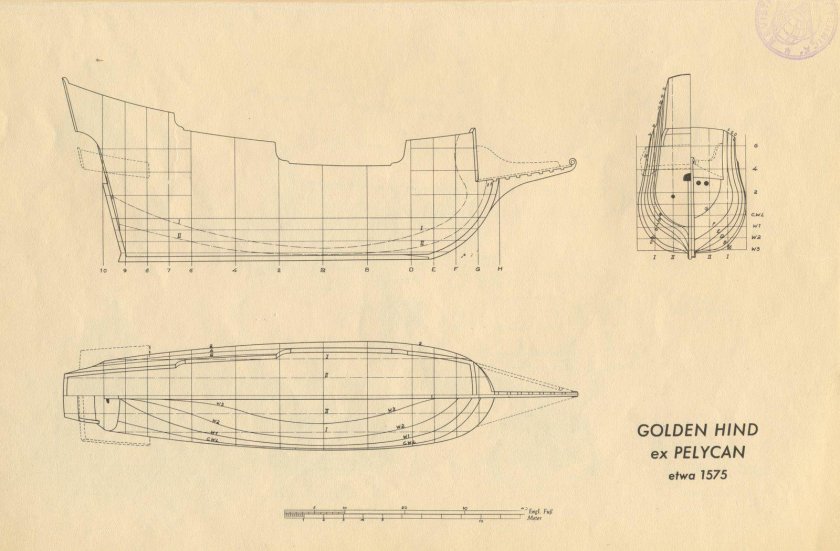 Золотая Лань Галион чертежи