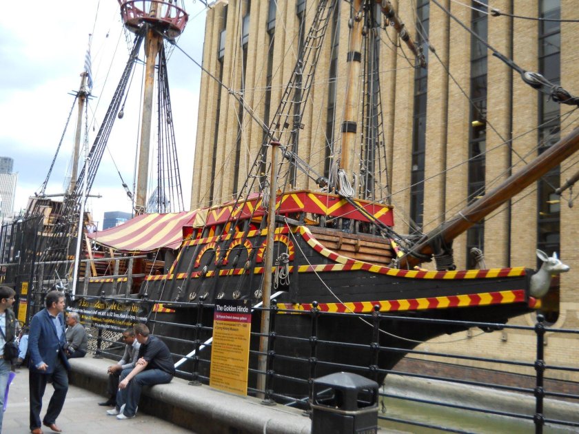 Фрэнсис Дрейк корабль Золотая Лань