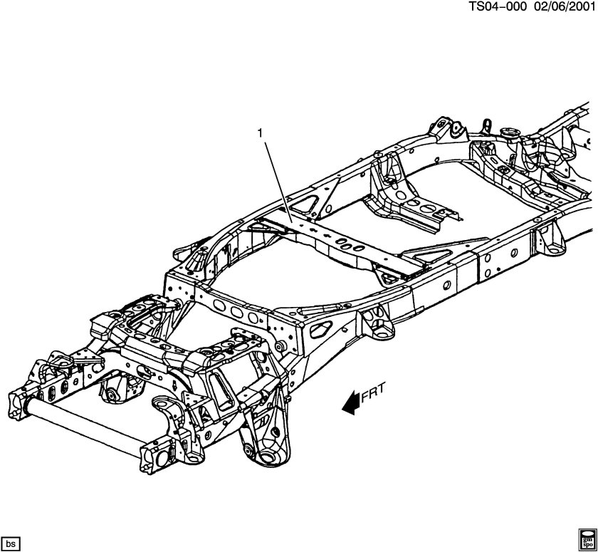 Рама Шевроле Тахо 840