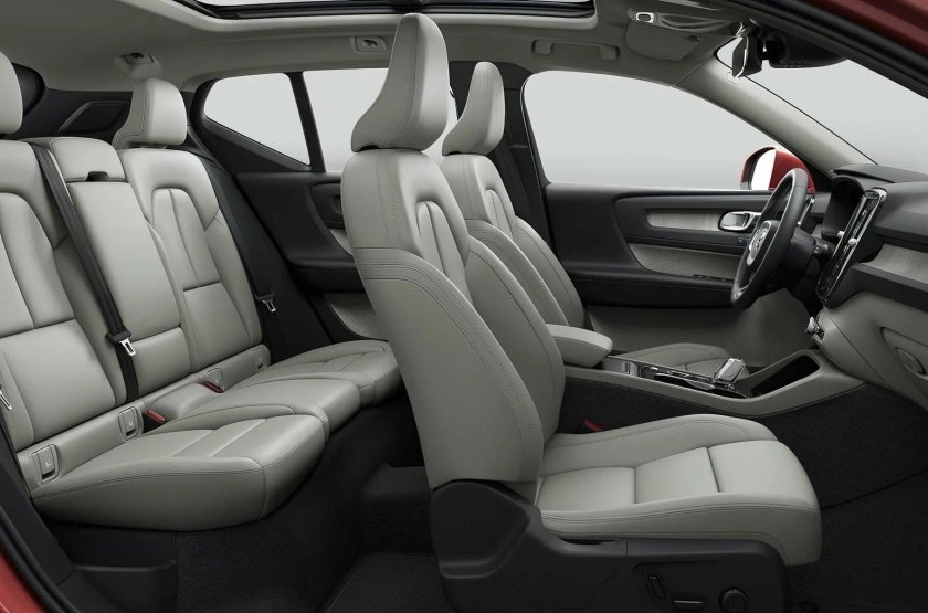 Ширина кресла Volvo xc40 Recharge