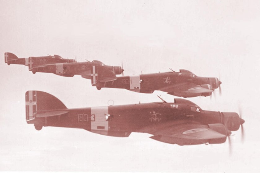 Итальянский бомбардировщик Савойя-Маркетти 79