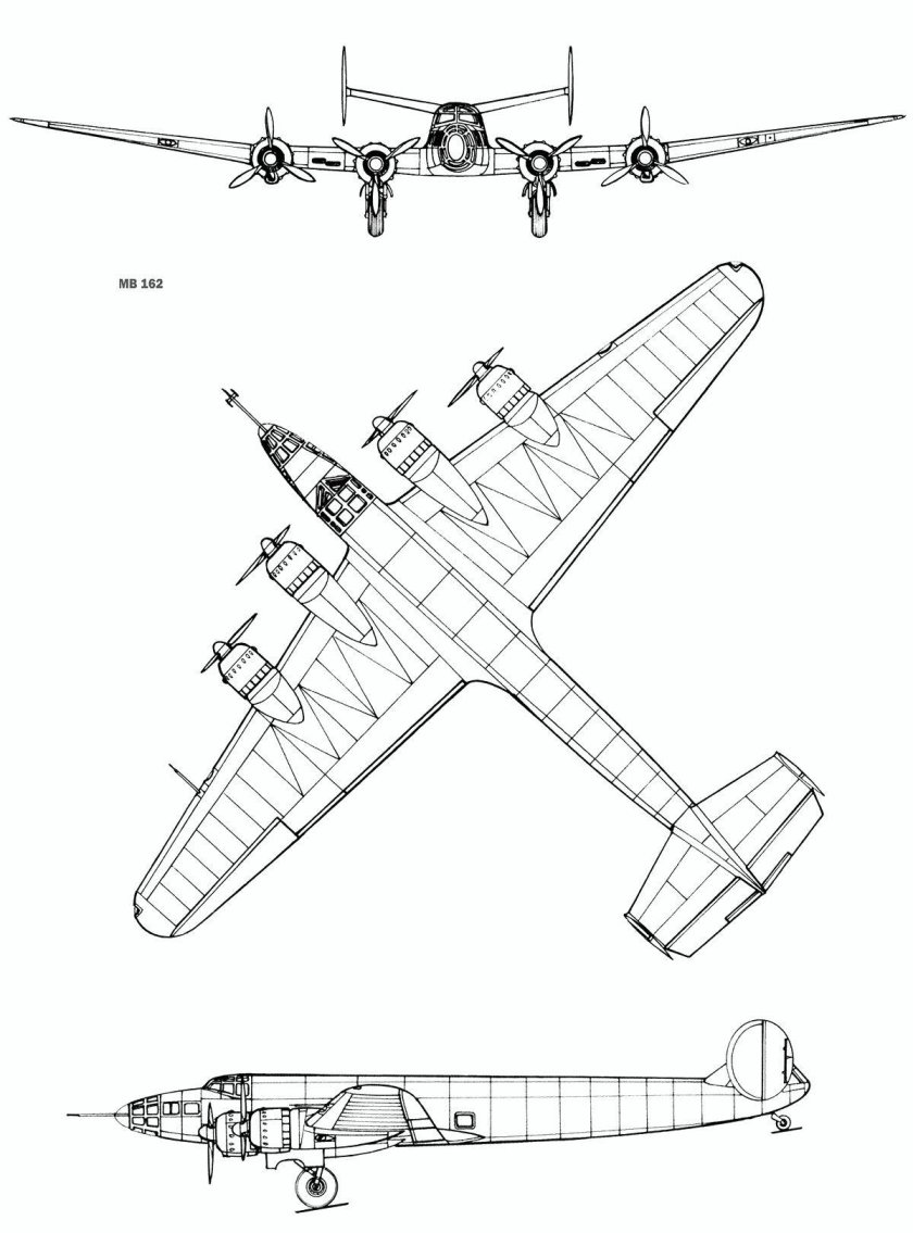 Дальний бомбардировщик Bloch MB.162