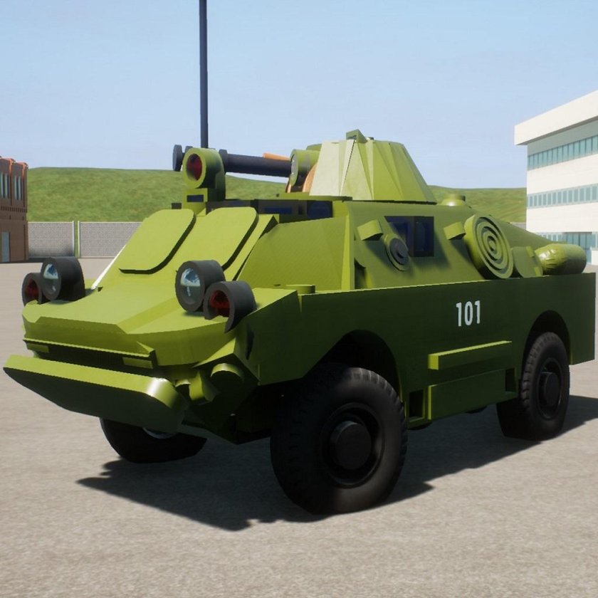 Брдм-2 с пушкой