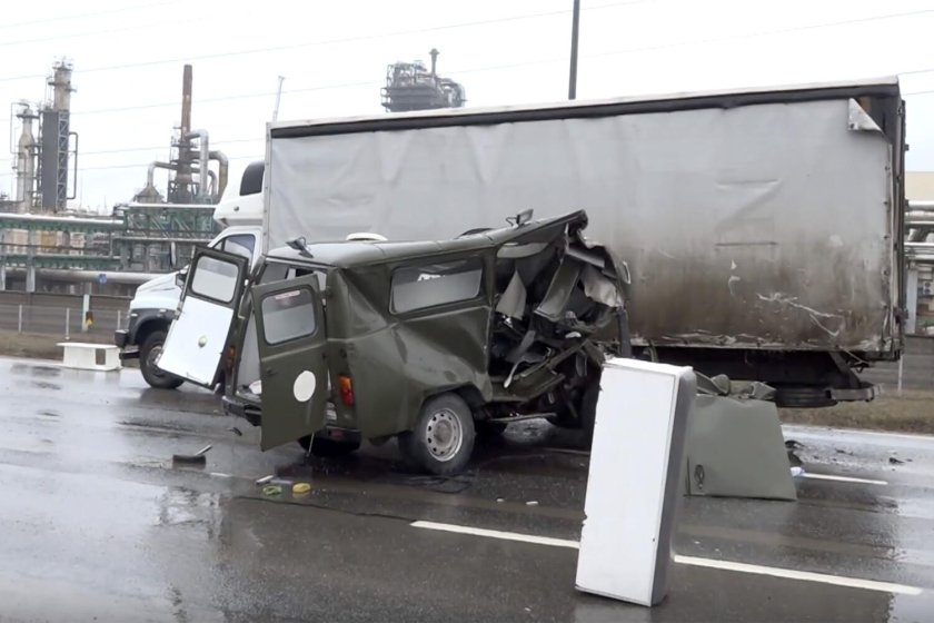 ДТП С военными автомобилями