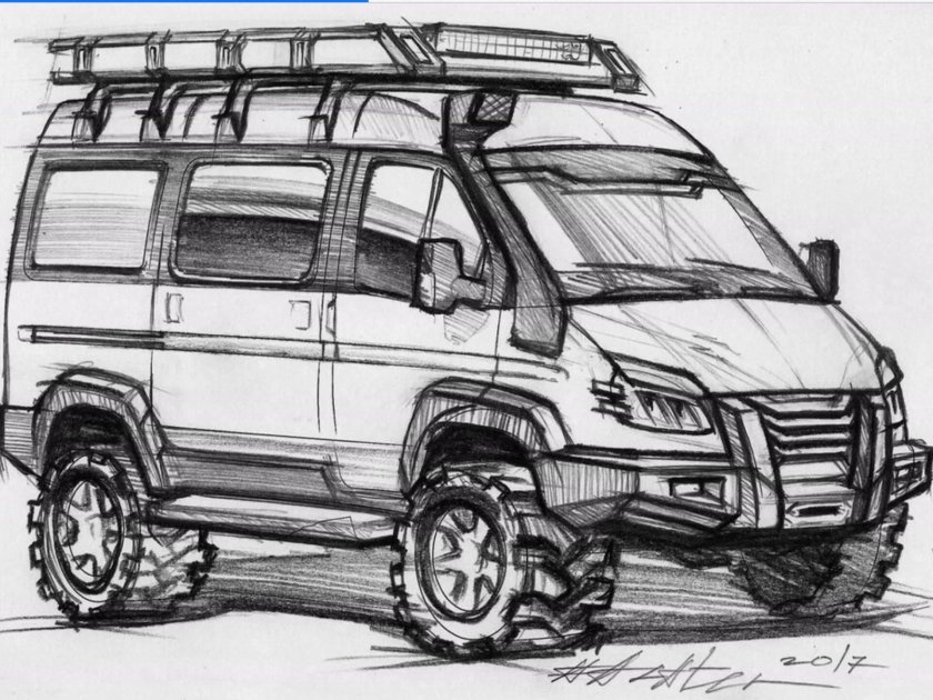 УАЗ 452 Буханка раскраска