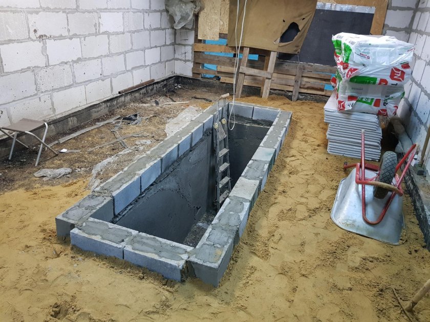 Смотровая яма в гараж