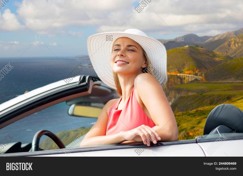 Дама в кабриолете