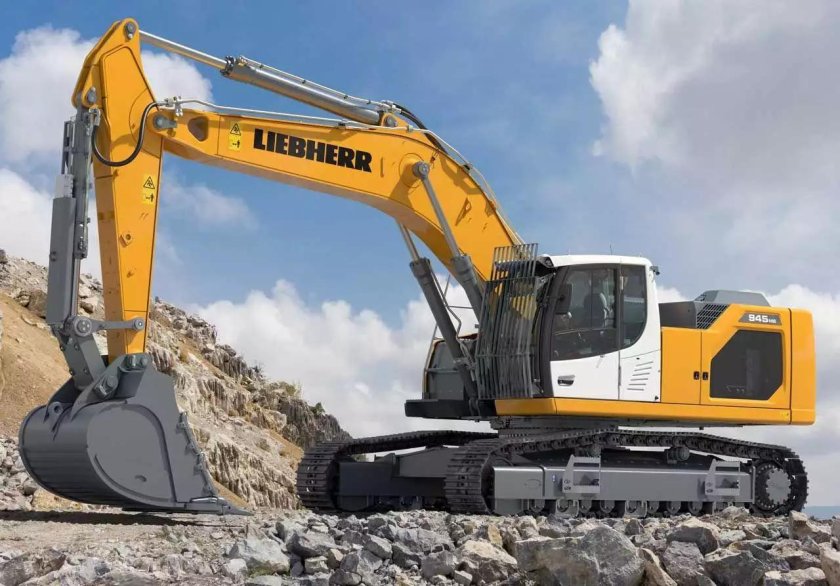 Либхер 9100 экскаватор