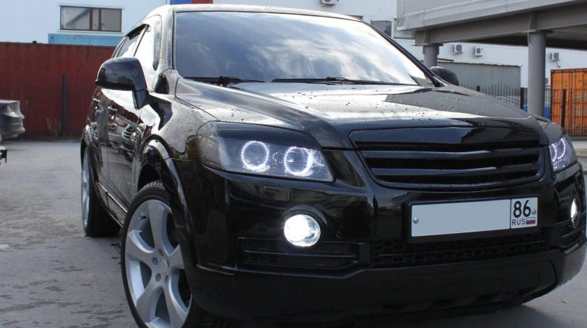 Реснички на фары Шевроле Каптива с100