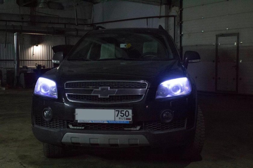 Ходовые огни Шевроле Каптива с100