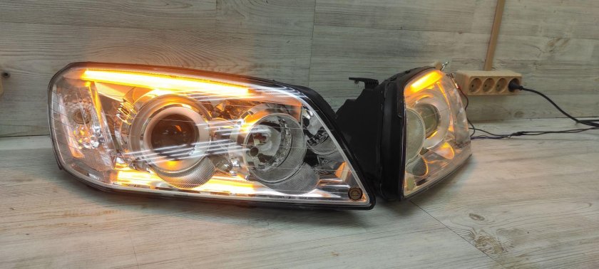 Лед фары Шевроле Малибу 9