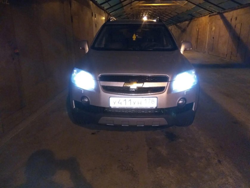 Ближний свет Шевроле Каптива