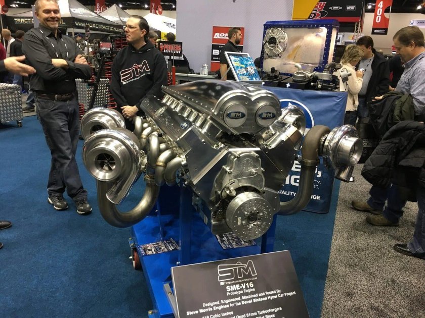 Devel Sixteen двигатель