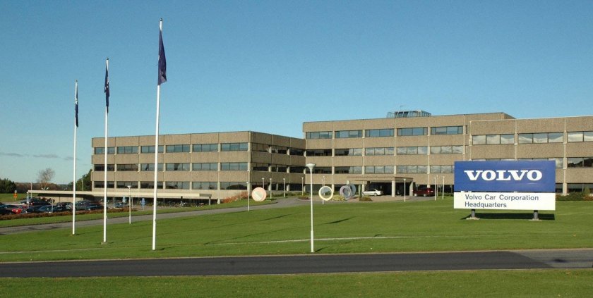 Завод Volvo в Швеции