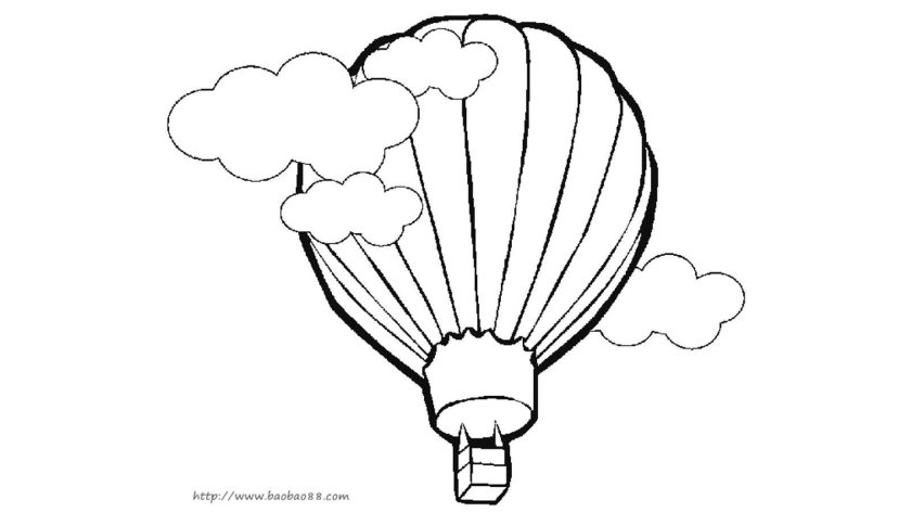 Воздушные шары раскраска
