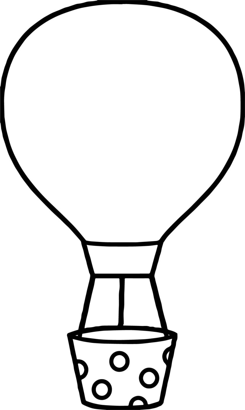 Воздушные шары раскраска