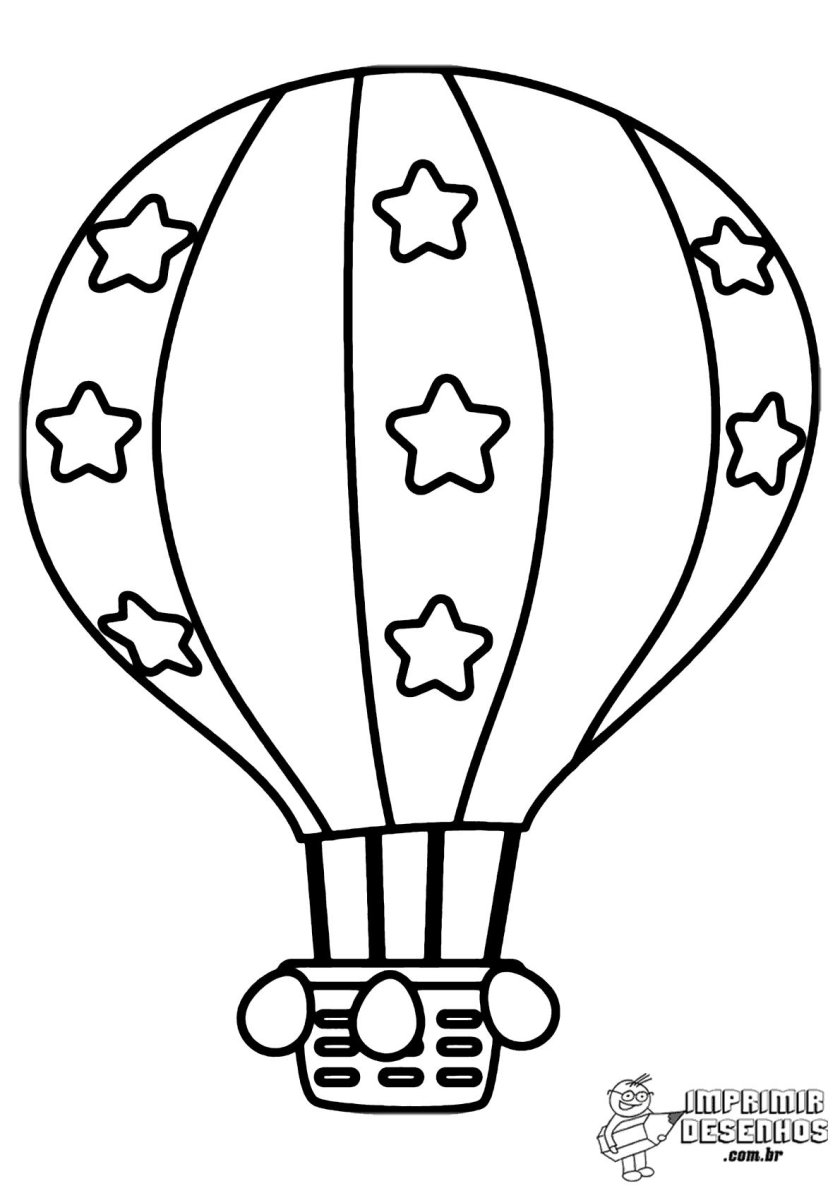 Воздушные шары раскраска