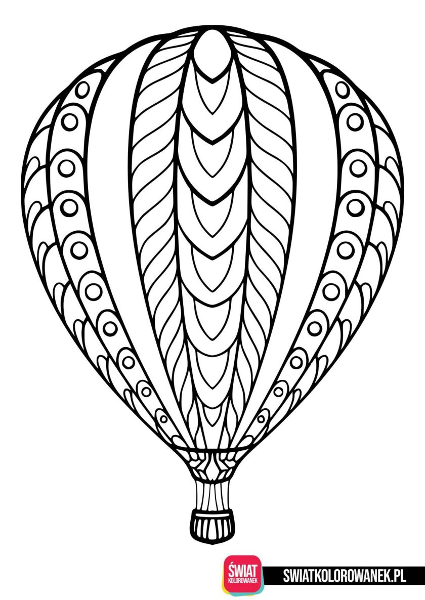 Воздушные шары раскраска