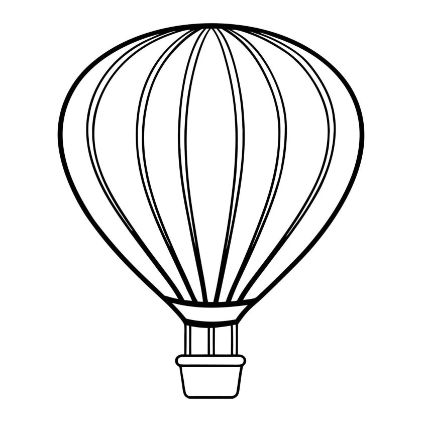 Воздушный шар для раскрашивания
