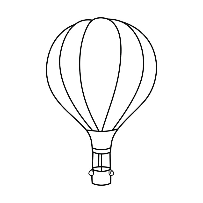 Воздушные шары раскраска