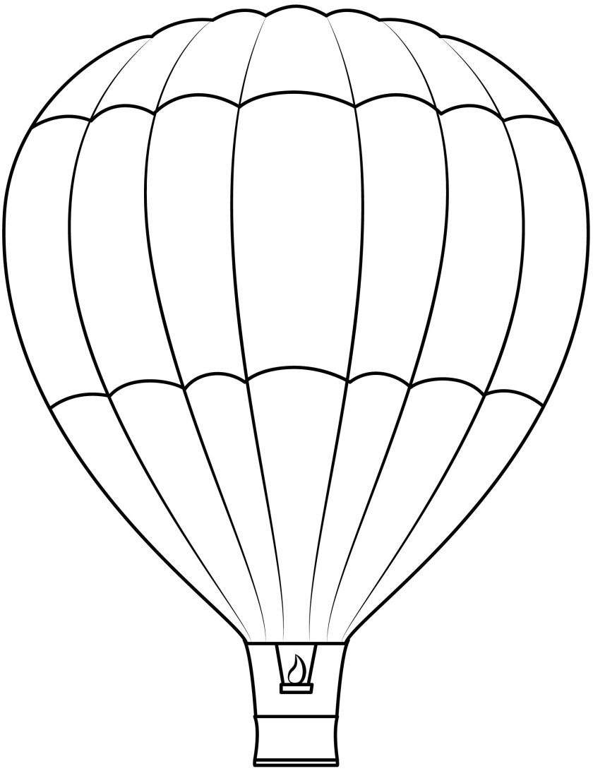Шар воздушный раскраска