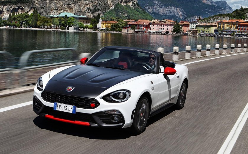 Abarth 124 spider black