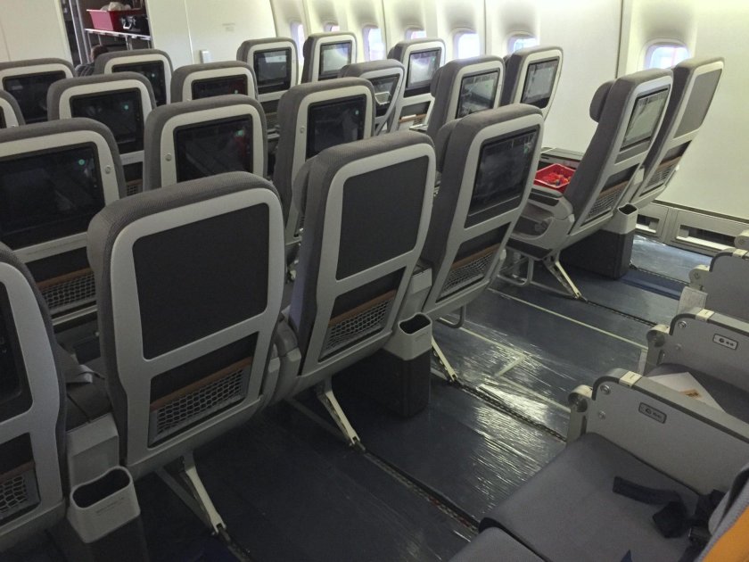 Боинг 747-400 салон