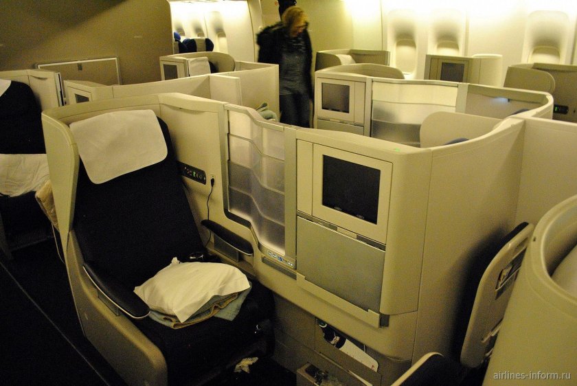 Салон самолета Боинг 747