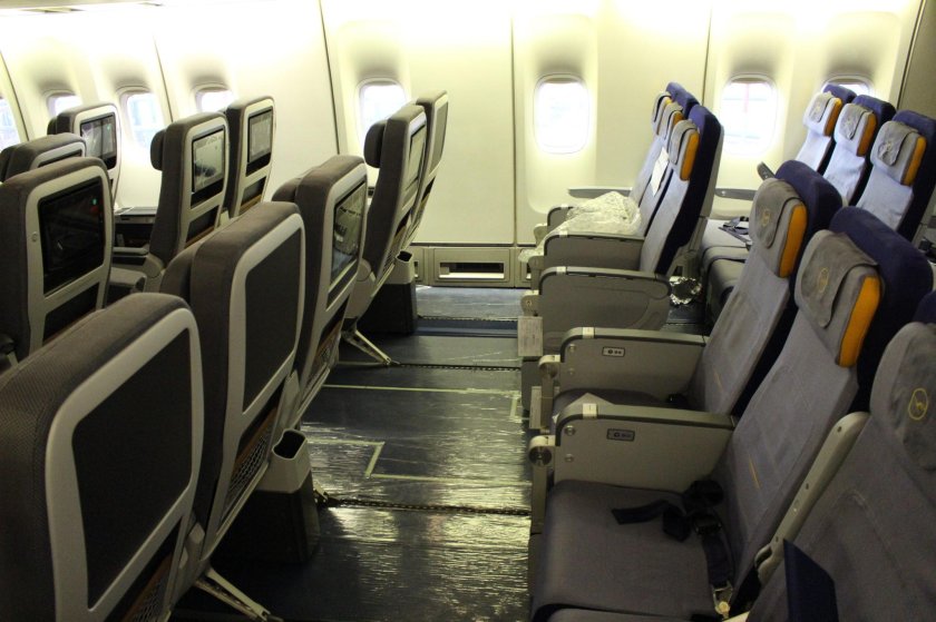 Салон самолета Боинг 747