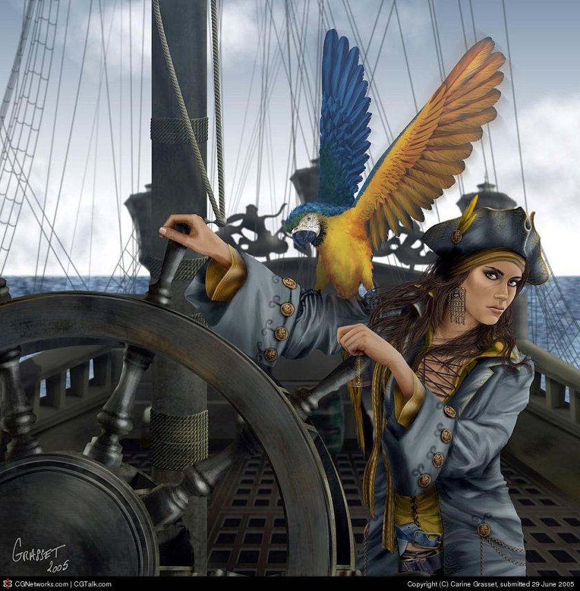 Элизабет Капитан корабля пираты 18