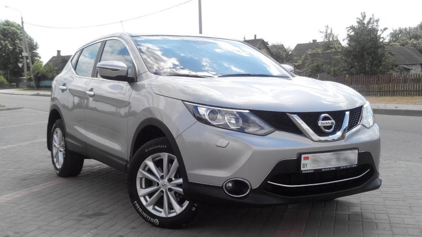 Ниссан Кашкай серебристый